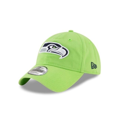 Seattle Seahawks Gorra | New Era NFL Core Classic 9twenty Adjustable Cap Mexico - Verdes